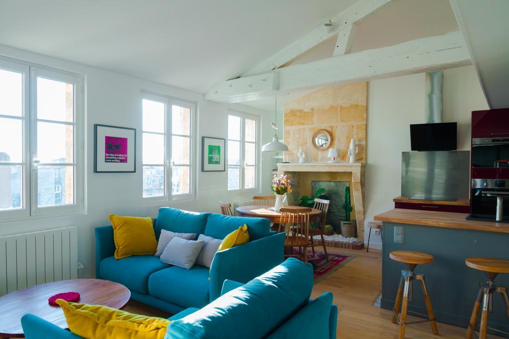 La Loge Du 12 Apartment Bordeaux Luaran gambar